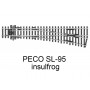 PECO SL-95 - Aiguillage grand rayon à droite insulfrog 12° code 100 échelle HO
