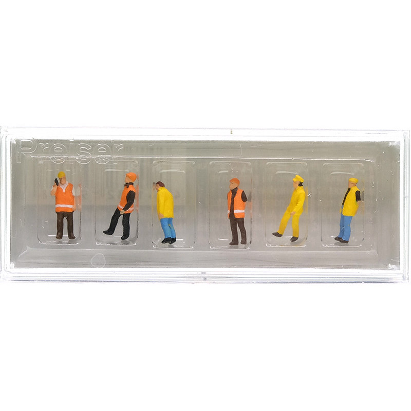 Ouvriers avec gilet de sécurité - N 1/160 - PREISER 79154