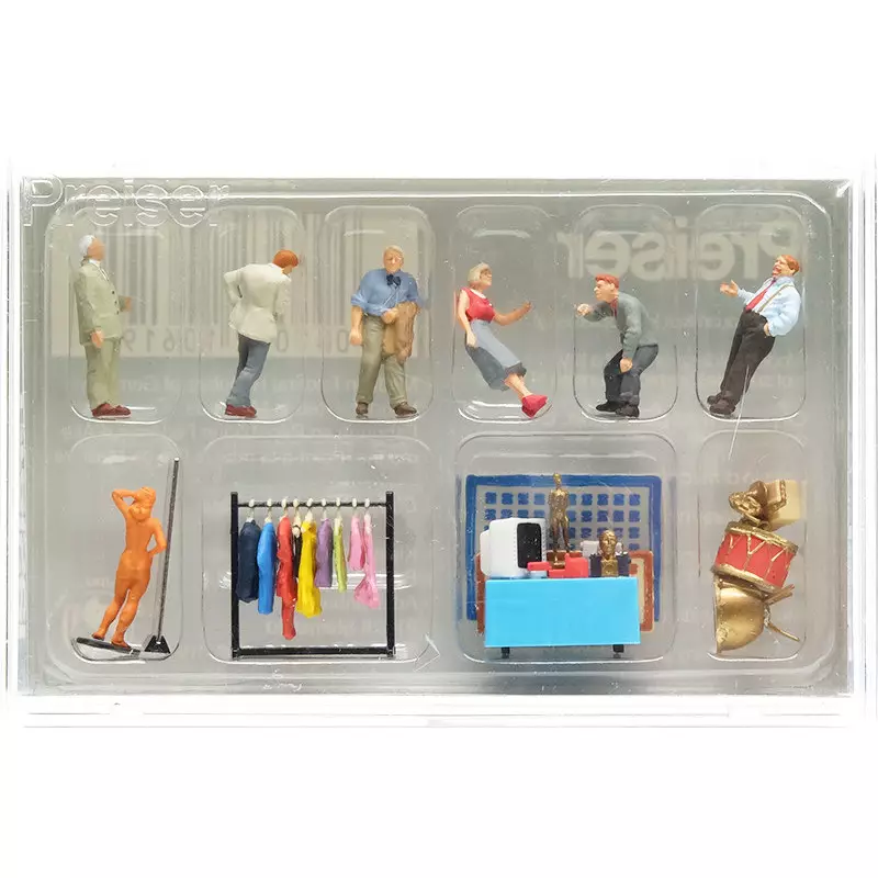 Marché aux puces - HO 1/87 - PREISER 10619