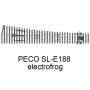 PECO SL-E188 - Aiguillage droit à droite grand rayon 12 ° electrofrog code 75 échelle HO