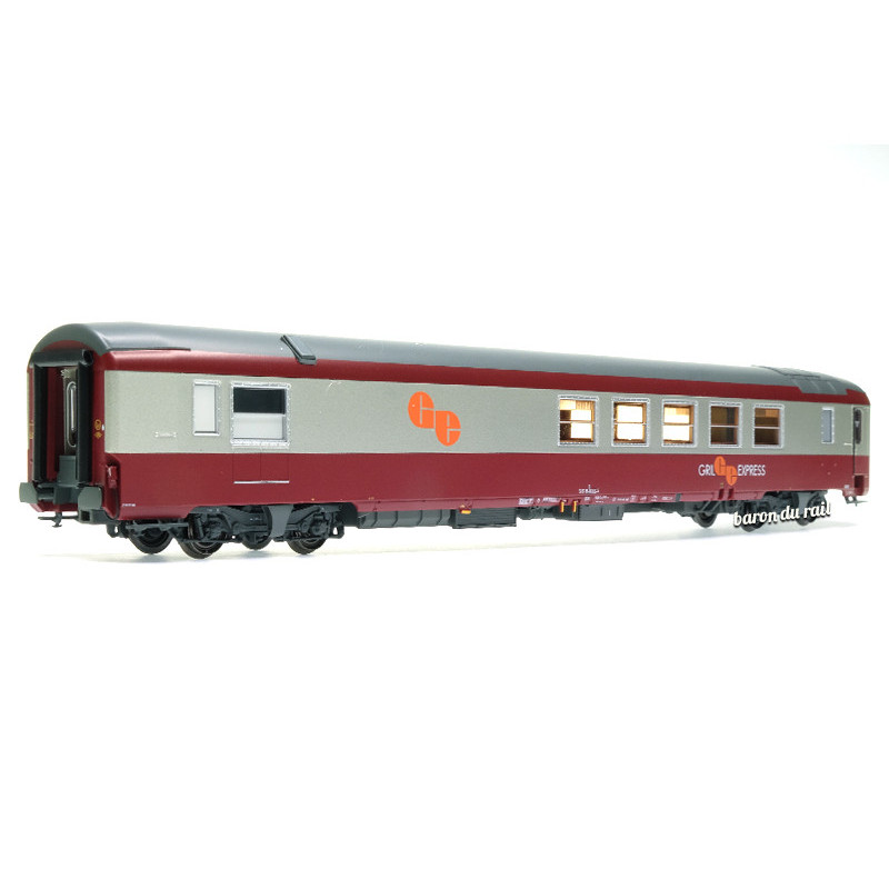 Voiture Gril Express Logo GE SNCF ép. IV - HO 1/87 - LS Models 40154