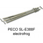 PECO SL-E388F - Aiguillage à droite grand rayon 10° electrofrog code 55 échelle N