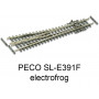 PECO SL-E391F - Aiguillage court à droite 10° electrofrog code 55 échelle N