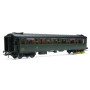 Voiture Métallisée Ex-PLM, A3B4, vert 306, SNCF Ep.IIIa HO 1/87 - REE VB-453