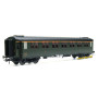 Voiture Métallisée Ex-PLM, A7, vert 306, SNCF Ep.IIIb HO 1/87 - REE VB-454