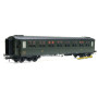 Voiture Métallisée Ex-PLM, B8, vert 306, SNCF Ep.IIIb HO 1/87 - REE VB-455