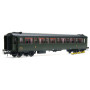 Voiture Métallisée Ex-PLM, B8, vert 306, SNCF Ep.IIIb HO 1/87 - REE VB-455