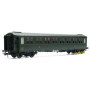 Voiture Métallisée Ex-PLM, B8, vert 306, SNCF Ep.III B HO 1/87 - REE VB-459