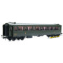 Voiture Métallisée Ex-PLM, B8, vert 306, SNCF Ep.III B HO 1/87 - REE VB-459