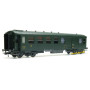 Voiture Métallisée Ex-PLM, B4D, feux, vert 301, SNCF Ep.III D HO 1/87 - REE VB-463