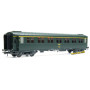 Voiture Métallisée Ex-PLM, A7, vert 301, SNCF Ep.IV HO 1/87 - REE VB-468