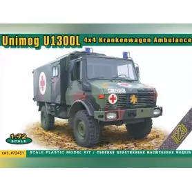 Unimog U1300L 4x4 ambulance - échelle 1/72 - ACE 72451