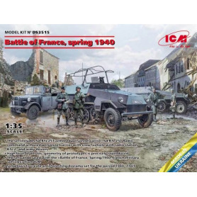 Set bataille de France, printemps 1940, WWII - échelle 1/35 - ICM DS3515