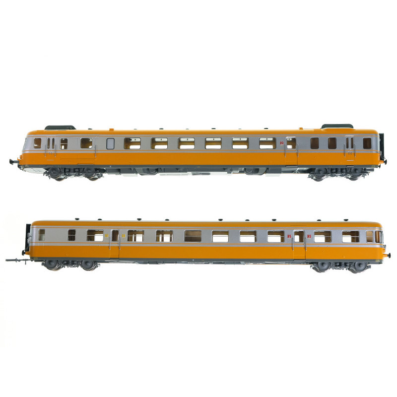 RGP2 XBD 2715 + XRAB 7701 SNCF analogique - ép IV - HO 1/87 - JOUEF HJ2387