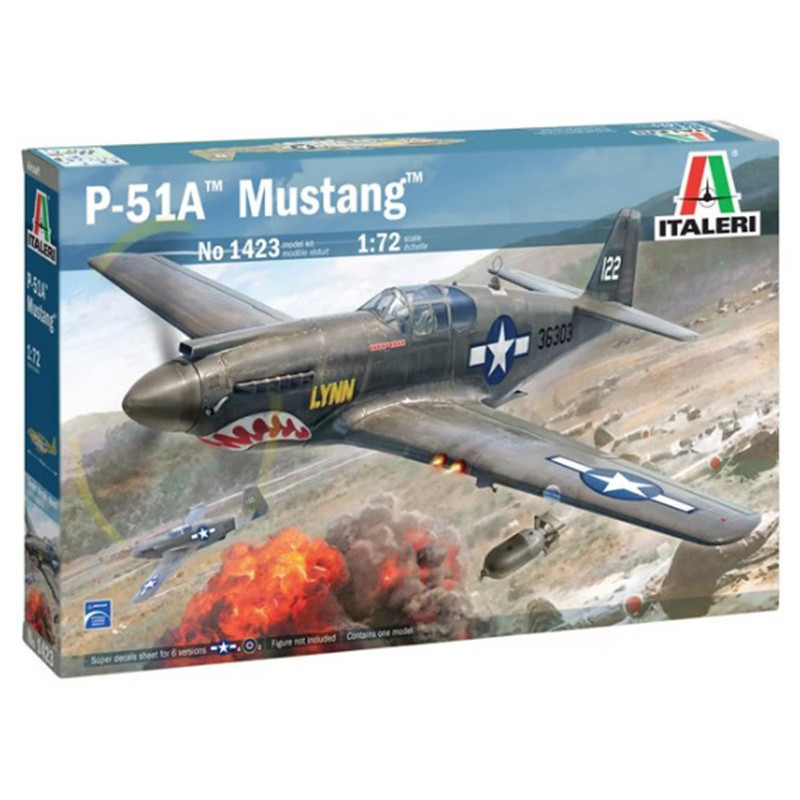 P-51A Mustang - échelle 1/72 - ITALERI 1423
