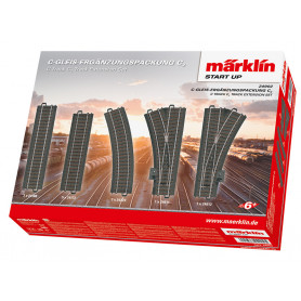 Coffret d'extension C2 voie C HO 3 rails - MARKLIN 24902