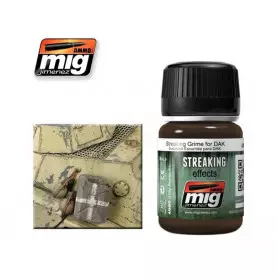 Effet de peinture Streaking Grime DAK (Stries de crasse) - AMMO MIG 1201