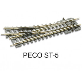 PECO ST-5 - aiguillage à droite code 80 échelle N