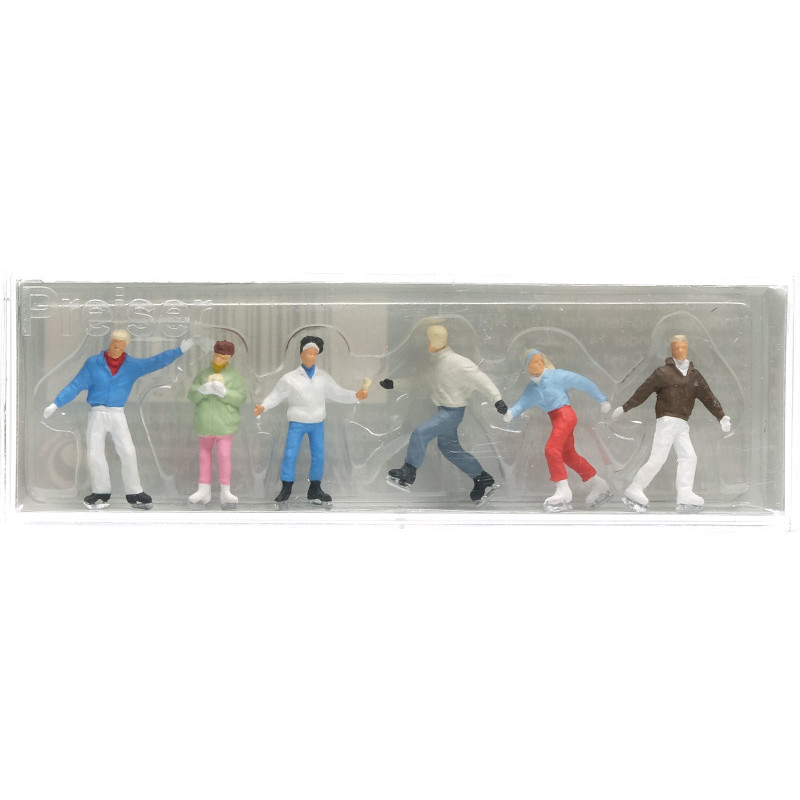 Patineurs sur glace - HO 1/87 - PREISER 10315