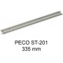 PECO ST-201 - rail droit 335 mm code 100 échelle HO