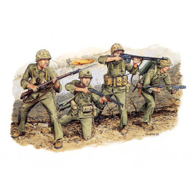 Marines U.S. Iwo Jima 1945 - échelle 1/35 - DRAGON 6038