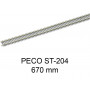 PECO ST-204 - rail droit 670 mm code 100 échelle HO