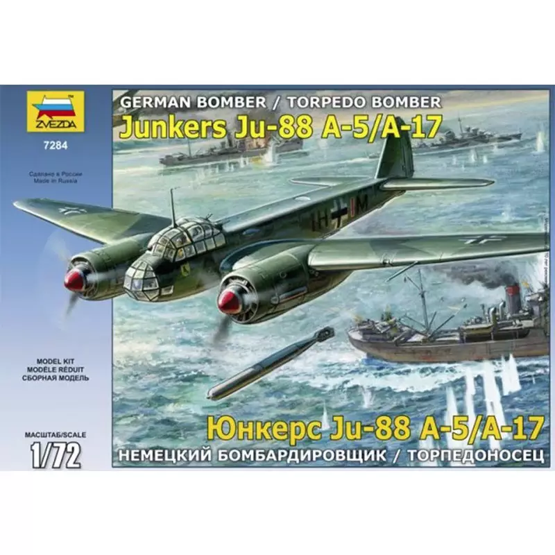 maquette-junkers-ju-88-a-5-a-17-1-72-zvezda-7284
