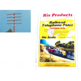 Traverses de poteau téléphonique de chemin de fer - HO 1/87 - RIX 628-0031