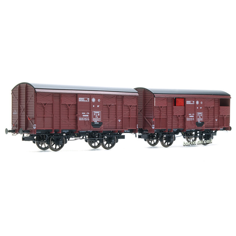 2x Primeurs ex-couverts 20T, PLM Ep.II. - HO 1/87 - REE WB-735