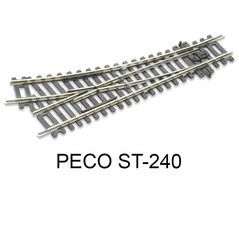 Peco St 240 Aiguillage Court A Droite Code 100 Echelle Ho