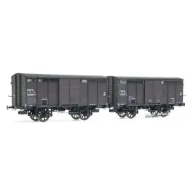 2x Primeurs ex-10T, SNCF Ep.IIIa - HO 1/87 - REE WB-745