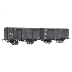 2x Primeurs ex-10T, SNCF Ep.IIIb - HO 1/87 - REE WB-747
