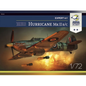 Hurricane Mk IIb/c Expert Set - échelle 1/72 - ARMA HOBBY 70042