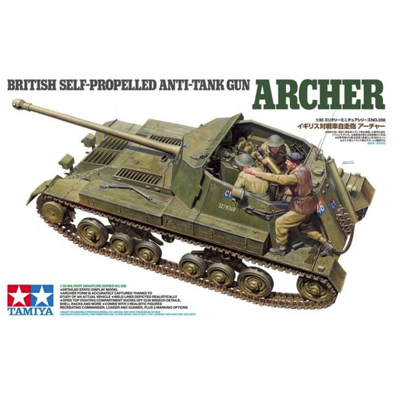 Canon automoteur britannique Archer - 1/35 - Tamiya 35356