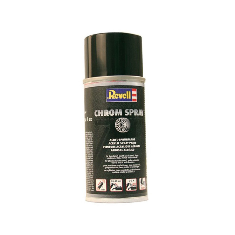 Spray peinture chrome 150 ml - REVELL 39628