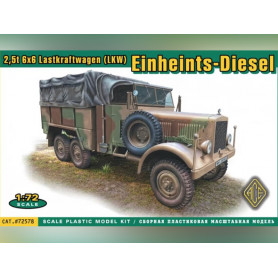 2,5t 6x6 Lastkraftwagen (LKW) Einheints-Diesel - échelle 1/72 - ACE 72578