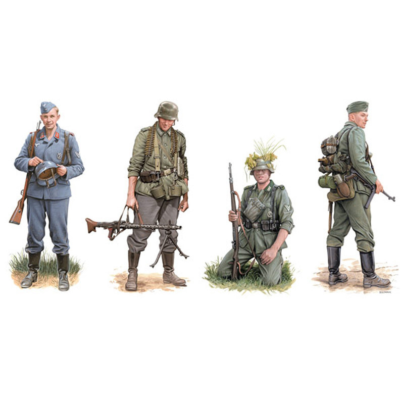 Soldats Allemands Kharkov 1942 - échelle 1/35 - DRAGON 6656