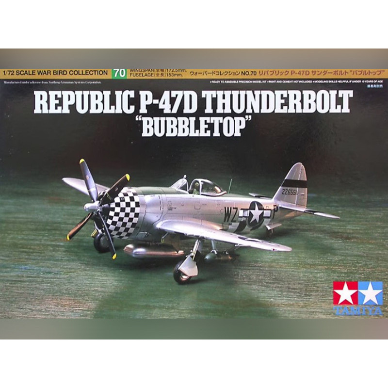 P-47D Thunderbolt Bubbletop - 1/72 - Tamiya 60770