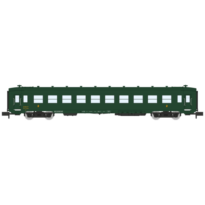 Voiture DEV AO B10 myfi ép III SNCF - N 1/160 - REE NW-281