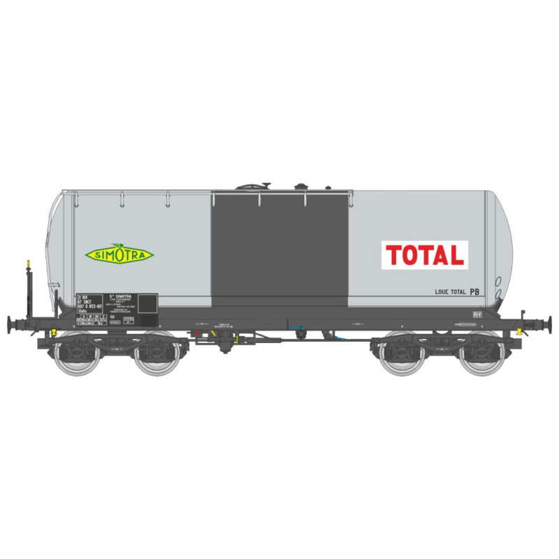 Citerne ANF courte, ép. IV "SIMOTRA-TOTAL" - HO 1/87 - REE WB-589