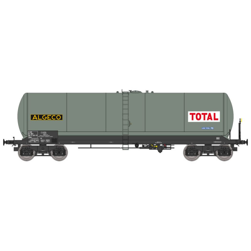 Citerne ANF longue, ép. IV "ALGECO-TOTAL" - HO 1/87 - REE WB-591