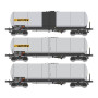 Set 3x citernes ANF longues, ép. V-VI "SIMOTRA" - HO 1/87 - REE WB-594
