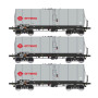 Set 3x citernes FAUVET-GIREL, ép. V "ERMEWA" - HO 1/87 - REE WB-658
