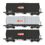 Set 3x citernes FAUVET-GIREL, ép. III "SHELL" - HO 1/87 - REE WB-663