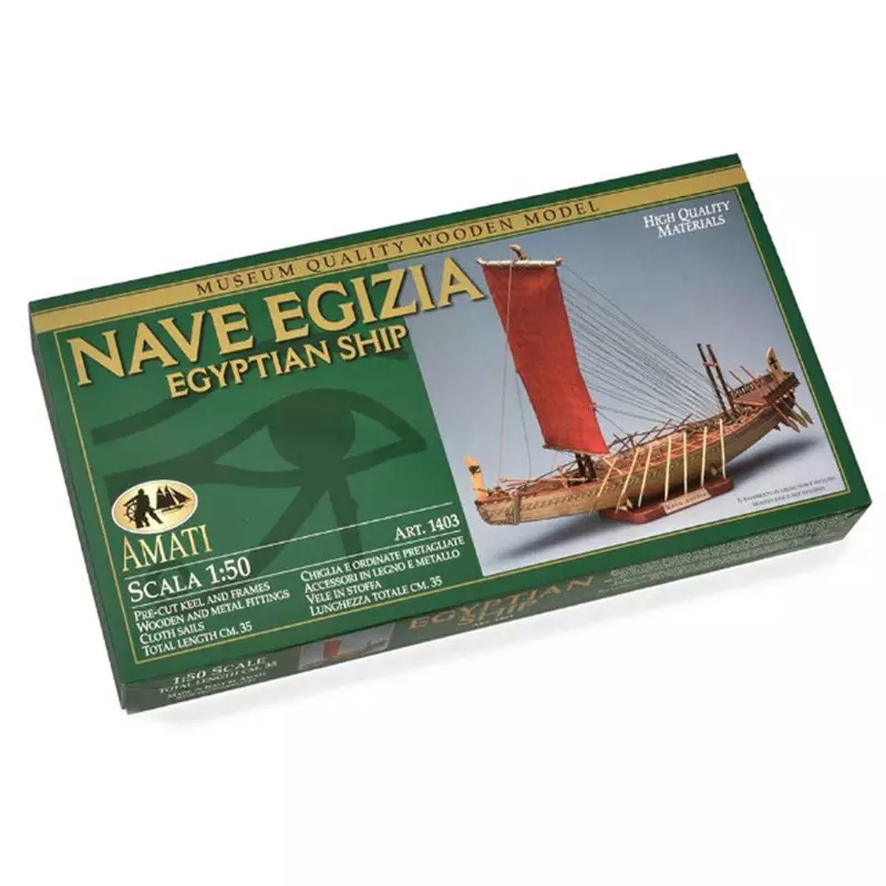 Maquette bateau égyptien - bois - 1/50 - AMATI 1403