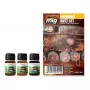 Set de pigments effet rouille - AMMO MIG 7400