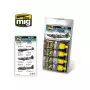Set peinture aviation française WWII - AMMO MIG 7228