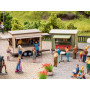 2x roulottes de fête foraine - HO 1/87 - NOCH 14396