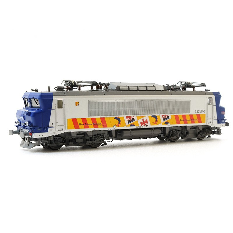 BB 22258 RC livrée TER PACA époque VI - analogique DC - HO - LS Models 10436