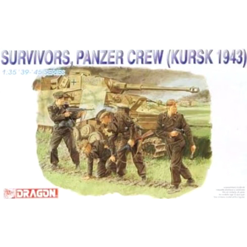 Tankistes Allemands survivants - échelle 1/35 - DRAGON 6129